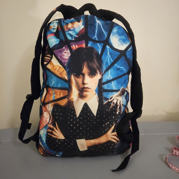 Wednesday Addams Backpack NWOT - Picture 10 of 12